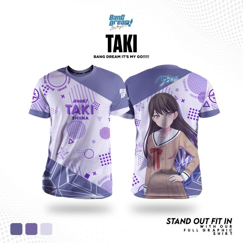 BanG Dream! Унисекс Футболки MyGO 3D Печать Детские Аниме Мультфильм