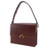 CARTIER Must Line Shoulder Bag Bordeaux Calfskin Women Used