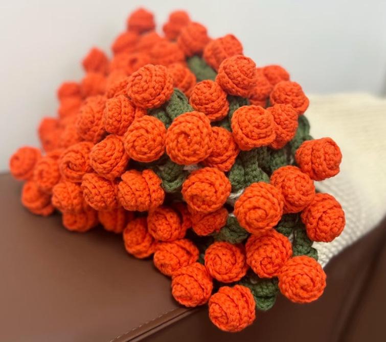 Набор для вязания ландышей, жасмина и роз ручной работы - креативный подарок «сделай сам» для создания букета или пледа