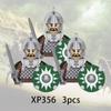 3 шт. Властелин Колец Эльфы Орки Армия Гном Рохан Мини Экшн Игрушки Фигурки Строительные Блоки Сборные Игрушки для Детей Подарок на День Рождения