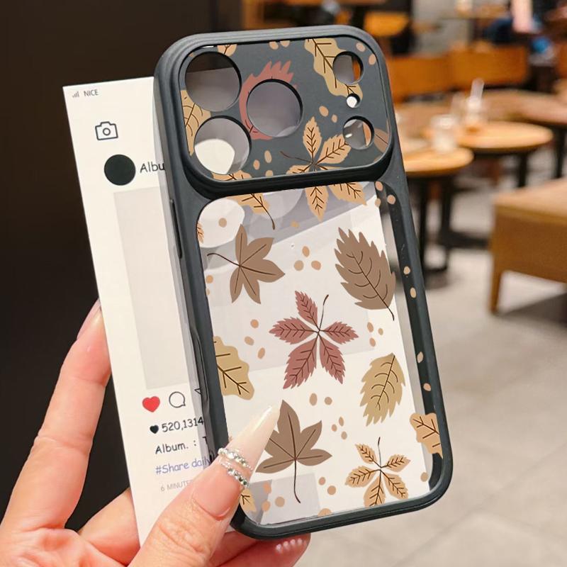 Милый мультяшный цветочный чехол для iPhone 17 Pro Max Для iPhone 16 15 14 13 Pro Max Роскошный гибридный TPU+PC Прозрачная задняя панель Жесткая крышка
