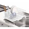 PEARL METAL Dish Drainer with Draining Tray, White, Vertical Storage, Ardeo HB-4593