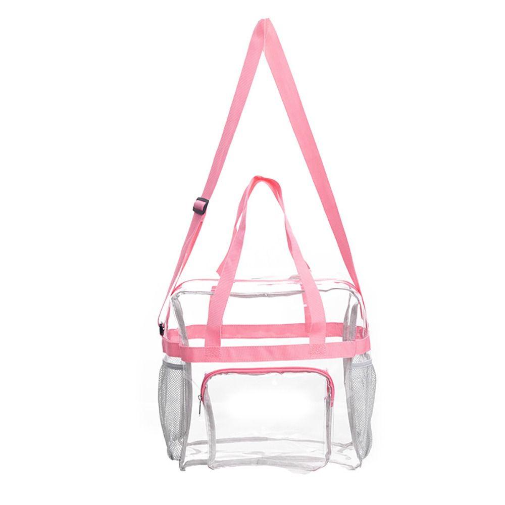 Stadium Approved Large Capacity Clear Bag Travel Mini Shoulder Bag Unisex Transparent Purse