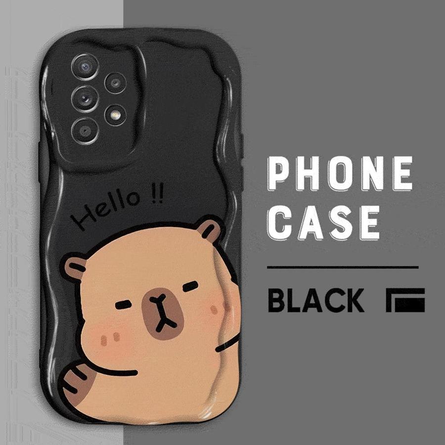 Capybara Phone Case for Samsung Galaxy A23 A25 A21s A24 4G A32 A34 A35 A51 A52 A52s A54 A55 A72 A73 5G Cover