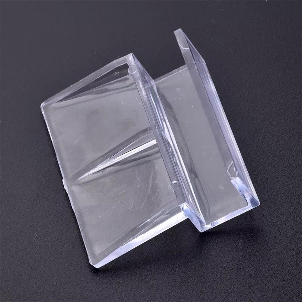 5/6/8/10/12mm Acrylic Aquarium Fish Tank Clips Glass Cover Support Holders Accessories for Aquarium Filter Lamp Stand 10Pcs