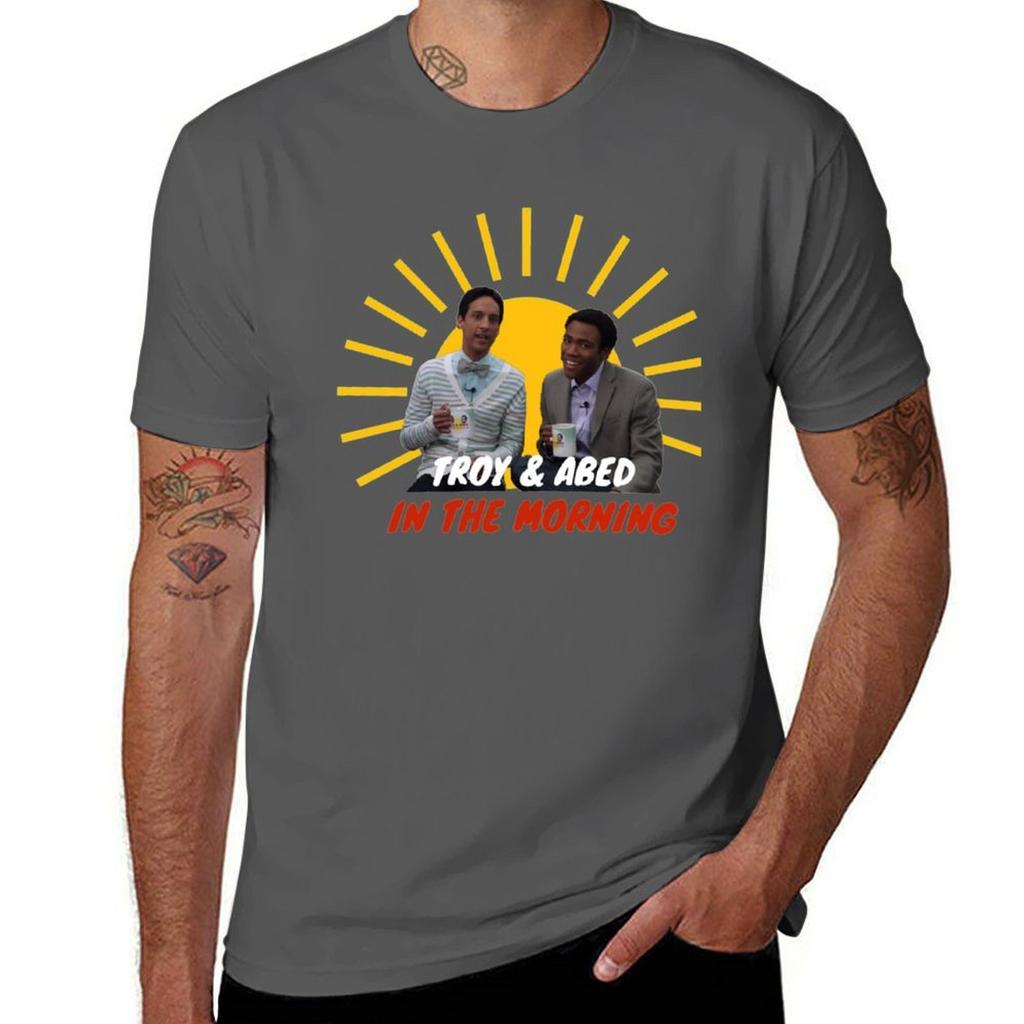 Troy And Abed In The Morning Classic Tshirt Plus Size Street Style Tee