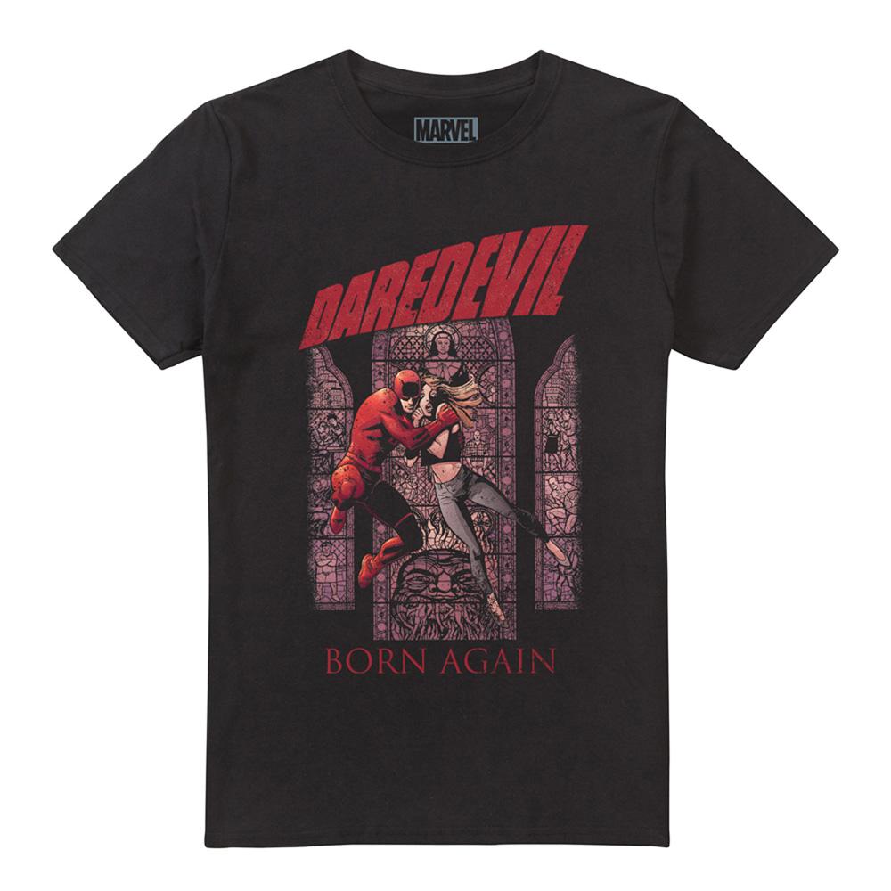 Daredevil Unisex Adult Born Again Comic Cover T-Shirt