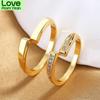 Creative Element Ring Couple Ring Love Borderless Men And Women Ring Simple Wedding Ring Set Fashion Jewelry Gift