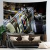 Ретро Авиационный Постер Гобелен Supermarine Spitfire B-29 P51 Истребитель Настенный Декор для Спальни Общежития Инди
