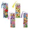 DIY Art Craft Kits 4PCS Christmas Theme Diamond Painting Bookmarks, Creative Kits, Bookmarks Stress Relief Portable Book Markers for Adults