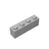 Gobricks GDS-534 Кирпич 1x4 без нижних трубок 3010 3066 деталей для детского DIY