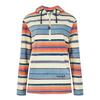 Weird Fish Womens/Ladies Lana Stripe Microfleece Quarter Zip Hoodie