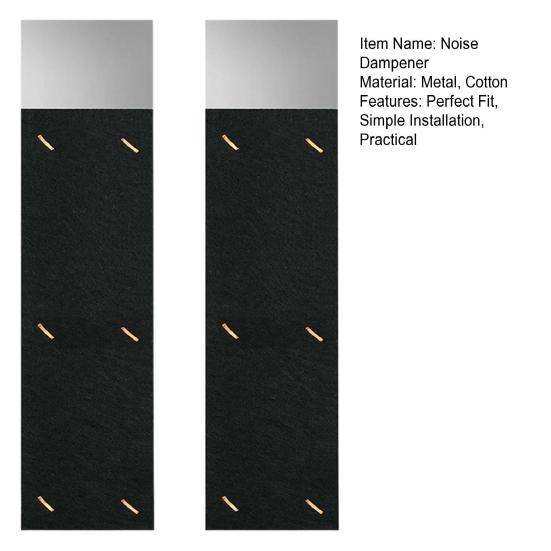 2 шт. Шумоподавители для желобов, водосточных труб, универсальные, простая установка, глушитель, портативный глушитель для желобов