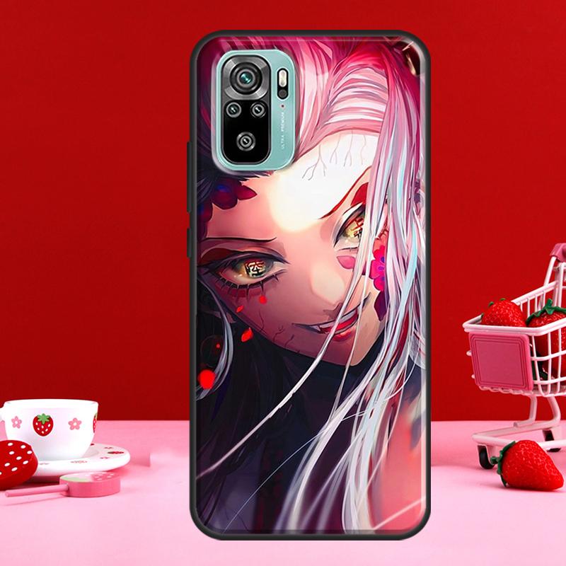 Чехол Demon Slayer Daki для Xiaomi Redmi 10 9 9A 9C 9T задняя крышка для Redmi Note 11 Pro 8 9 10 Pro 9S 10S 11S