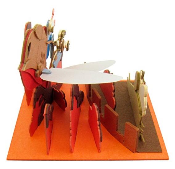 Sankei Studio Ghibli mini Небесный замок Theta Rescue Paper Craft Laputa Немасштабный MP07-17