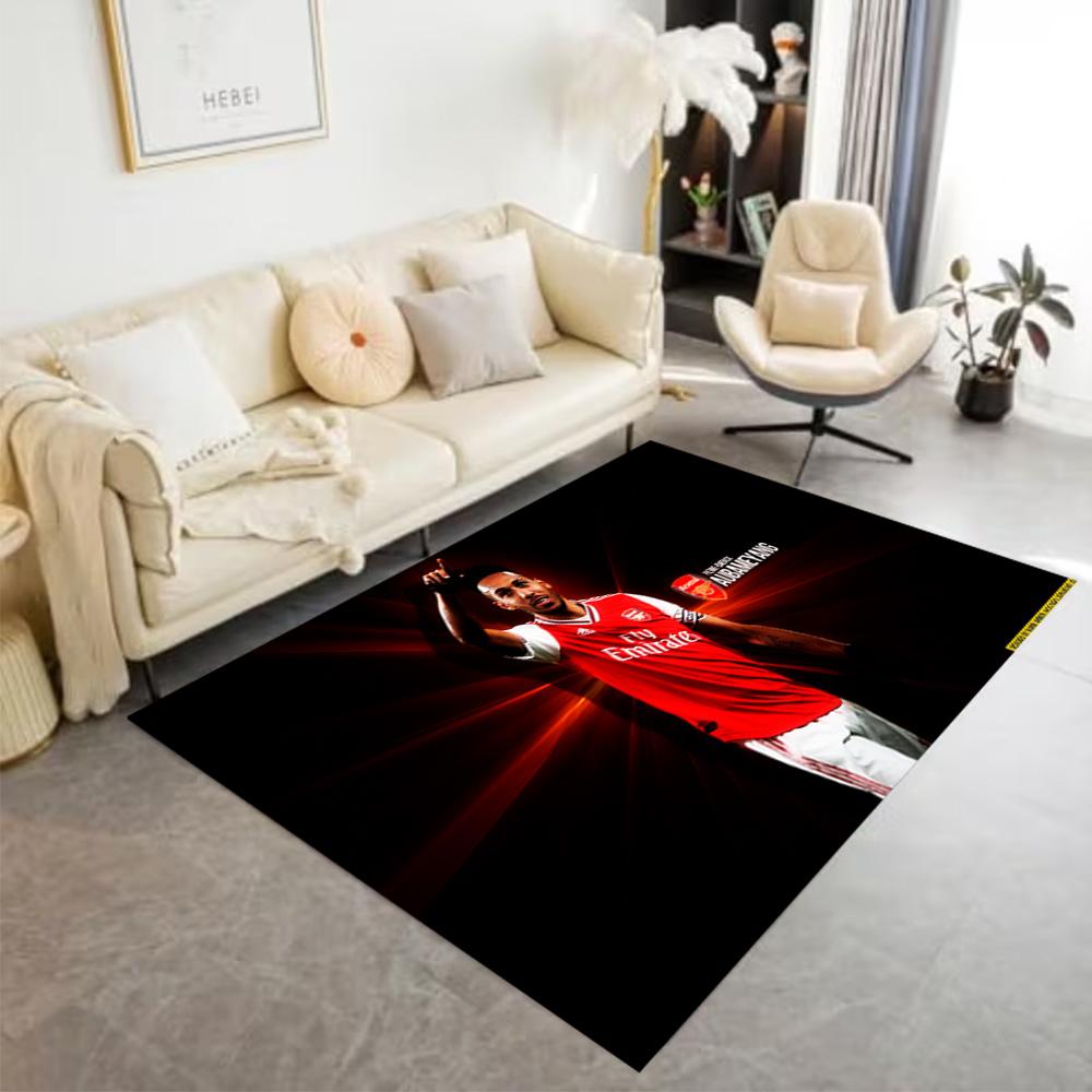 Aubameyang Arsenal Celebration Area Rug Perfect for Playrooms Living Rooms Outdoor Balcony Antislip Carpet Decorate Offices Gift for Festivals