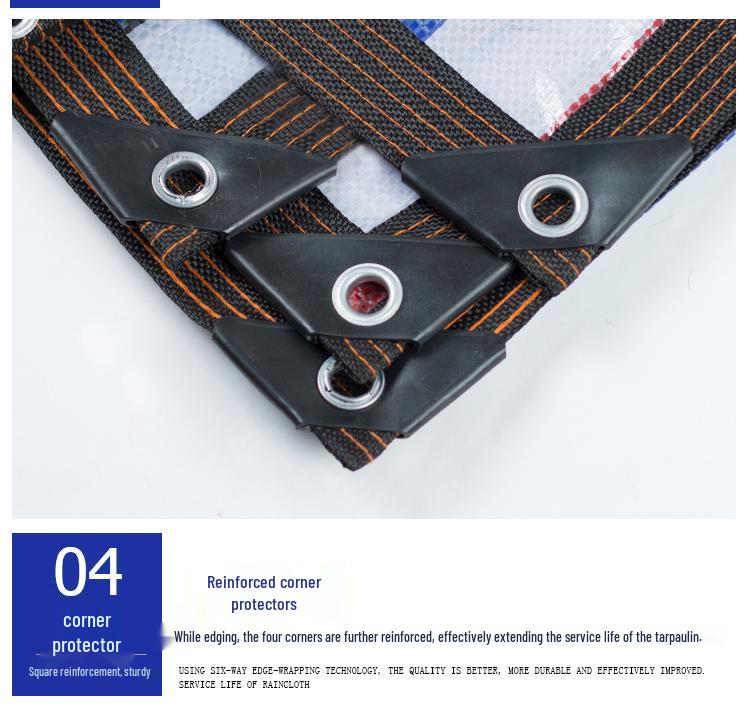 Three-Color Striped Waterproof Outdoor Awning Dustproof Cloth