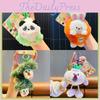 Vegetable Whimsical Plush Keychain Featuring Fun Scream Emoji For Accessories Stylish