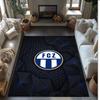 FC Zürich Soccer Football Pattern Soft Area Rug Non Slip Indoor Floor Carpet Sports Decor Mat for Bedroom