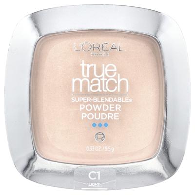 L'Oréal, True Match, суперсмешиваемая пудра, C1 Alabaster, 0,33 унции (9,5 г)