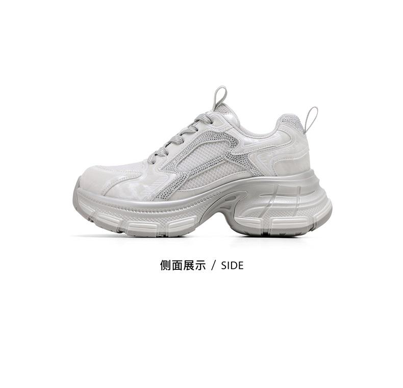 Saturday Fashion Thick Bottom Sports Versatile Dad Shoes Women 2026 Spring New Comfortable Breathable Casual Shoes