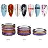 Nail Art Gold And Silver Thread Sticker, With Adhesive-Backed Painted Thread, Nail Sticker 10 Colors, 20 Colors And 30 Colors Mixed Batch