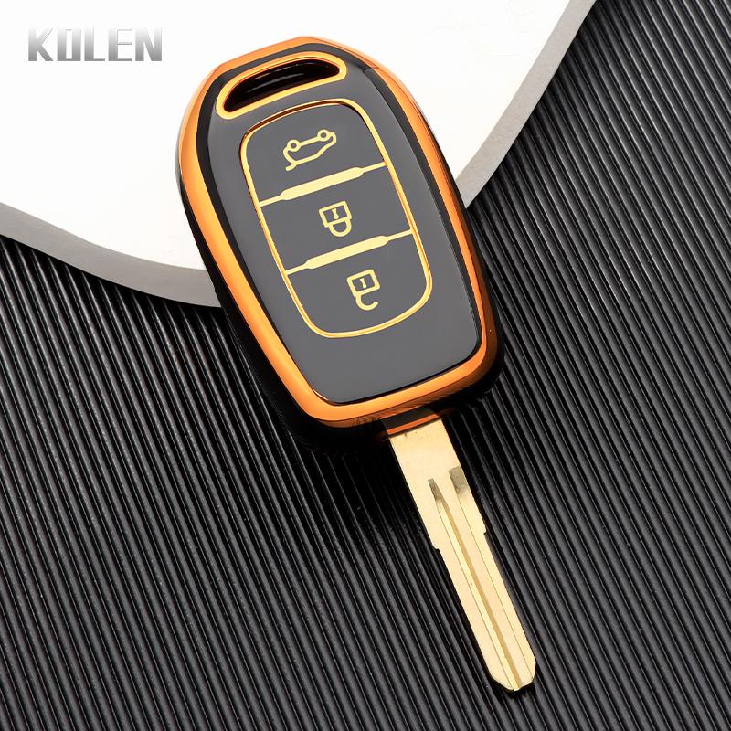 Новый чехол-брелок из ТПУ для авто Ключ Корпус Подходит для Renault Kwid Traffic Symbol Подходит для Dacia Sandero Logan Duster Пульт Дистанционного Управления Автоаксессуары