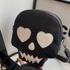 Смешная индивидуальная сумка-череп, летняя женская косая крестовина, европейская американская сумка на плечо, мультяшный контрастный цвет, женская сумка на Хэллоуин