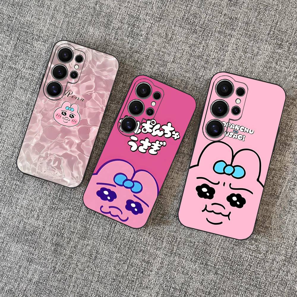 Интересный Мультяшный Чехол-Телефон O-Opanchu U-Usagi Для Samsung S 24 Fe 25 Ultra Plus 20 Lite 21 30 22 23 24 22 Ultra 5G Fundas