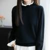 Women Sweater 100% Wool Turtleneck Knit Pullover Thick Winter Jumpers Female Knit Tops
