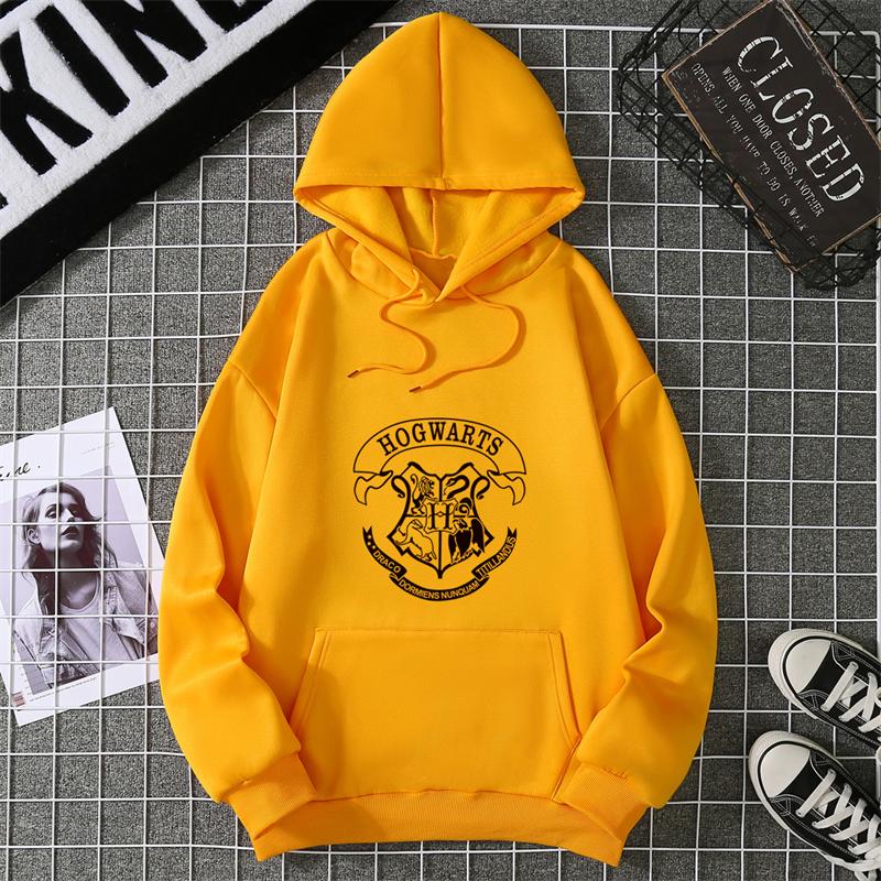 2025 Fashion Hogwarts Printed 2d Hoodies Women Sweatshirt Autumn Winter Long Sleeves Y2k Casual Loose Tops Oversized Hoodies