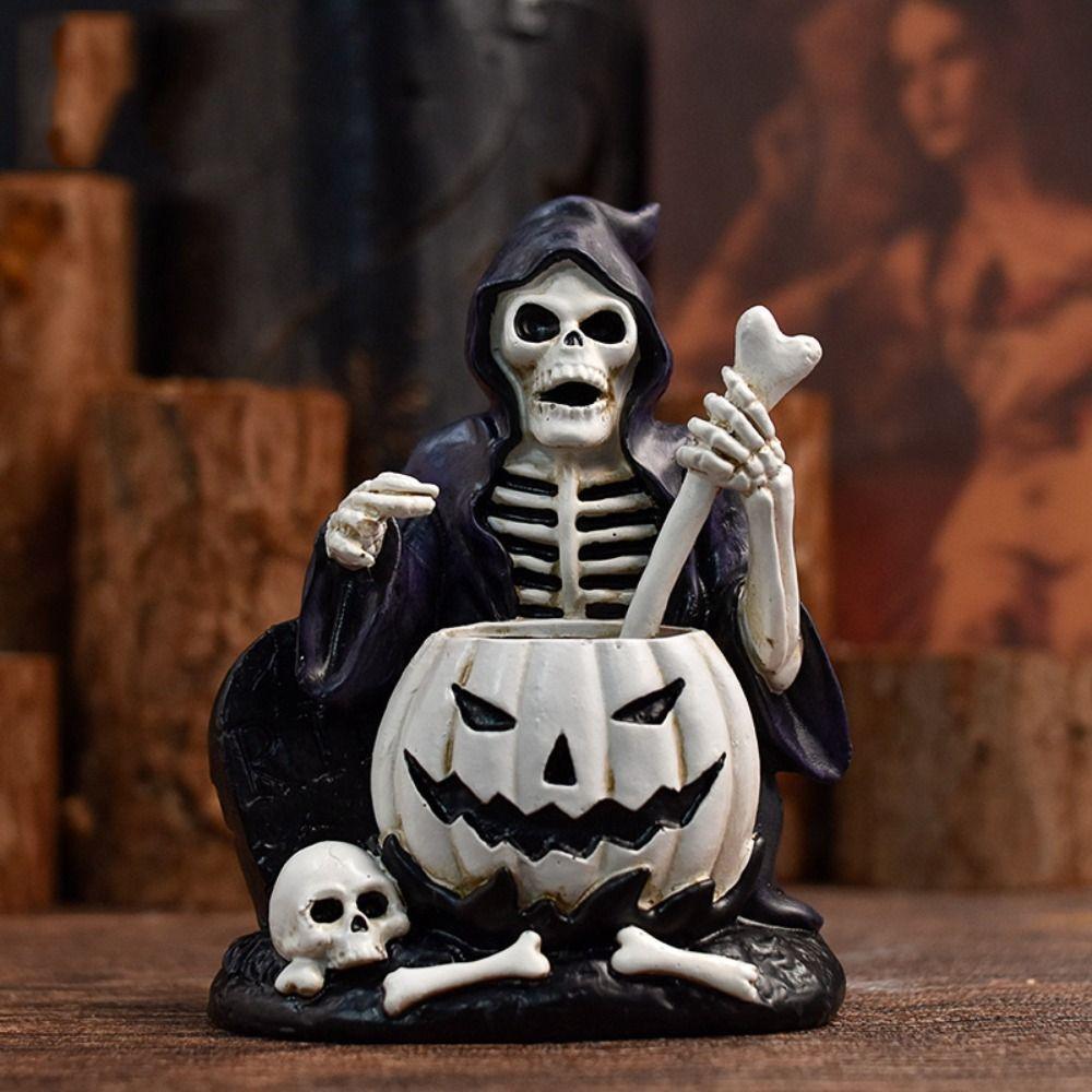 Скелет Рука Чайная свеча Хэллоуин Скелет Декор Имитация Поддельный Скелет Фестиваль Реквизит для вечеринки