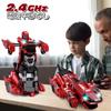 Tecnock RC Car for Transformable RC Gift Kids, Dinosaur, (Red)