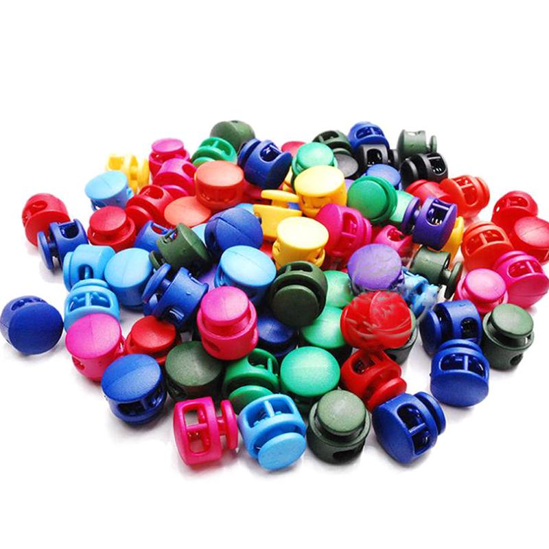 10Pcs Cord Lock Stopper Buckles Clamp Toggle Clip DIY Shoelace Bag Accessories