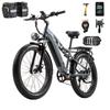 BURCHDA RX261500W 48V20AH ДВУХПОДВЕСКА ГИДРАВЛИЧЕСКИЙ ТОРМОЗ 26*3.0 ФАТБАЙК СНЕГОХОДНЫЙ ВЕЛОСИПЕД ЭЛЕКТРОВЕЛОСИПЕД ВЕЛОСИПЕД МУЖСКОЙ