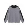 Unisex Oversized Knit Sweater With 3D Jacquard Letter Streetwear Style
