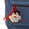 PP Cotton Mini Penguin Plushie Doll Fluffy Penguin Stuffed Toy Keychain  Car Key Accessories