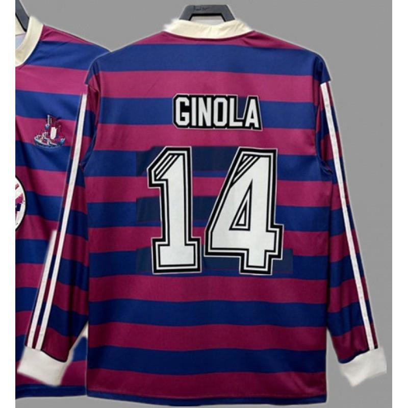 Retro Newcastle United Football Jersey Short Long Sleeve Soccer Shirt Men Women Sports Training