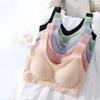 Plus Size Seamless Bras for Women Underwear Push Up Bralette with Pad Vest Top Bralette
