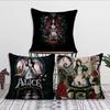 Classic Game A-Alice Madness Returns Pillow Case Sofa Living Room Bedroom Headboard Backrest Cushion Square Cushion Nap Time