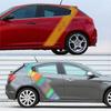 Usgm4 2 шт. Боковые наклейки на кузов автомобиля для Alfa Romeo Giulia Giulietta 159 156 MITO Stelvio 147 Sportiva Duetto GT Аксессуары для тюнинга