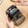 Новый японский стиль RFID анти-кража щетка орган картодержатель сумка для карт большая емкость кожаный держатель для нескольких карт кошелек для мелочи оптом