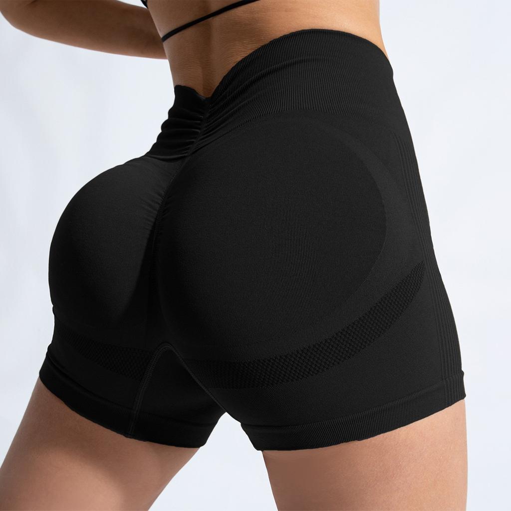 Women's High Waist Peach Lift Hip Sports Shorts Tight Yoga Shorts
