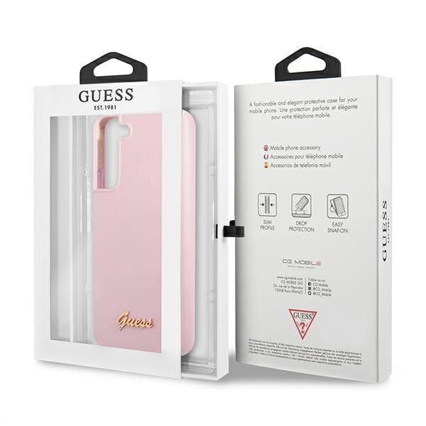 Etui do Samsung Galaxy S22 Plus Guess Silicone Lawendowe