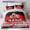Custom Name,1.FC Koln Pattern Bedding Home Decoration Birthday Gift ( 1 duvet cover + 2 pillowcase, without core),fan merchandise.