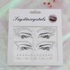 Disposable 3D Face Tattoo Crystal Sticker Fashion Temporary Tattoo Sticker  Girls