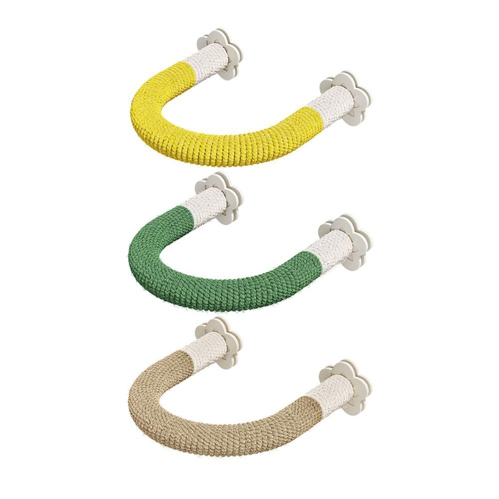 U-shape Bird Grinding Stand Bite-Resisting Bird Teeth Chew Pole Parrot Rope Perch Small Parrots