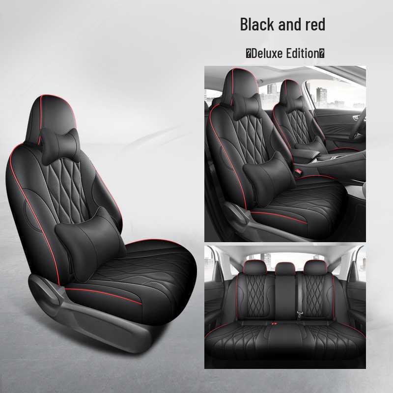 Roewe D7 Leather Car Seat Cushion for All Seasons - New Model for Five-Seater