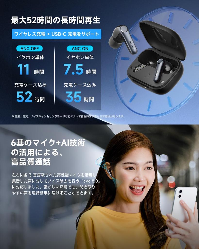 EarFun Air Pro 4 Wireless Earphones Black