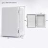 Outdoor Sealed Electrical Plastic Enclosure ABS with Hasp Distribution Box Transparent Cover IP66 Waterproof